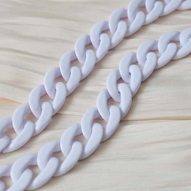 Новый аксессуар для телефона, цепочка со съемными деталями, карамельный неоновый ремешок через плечо из смолы, роскошный ремешок для телефона, цепочки, акриловый ремешок на плечо, подвесная цепочка