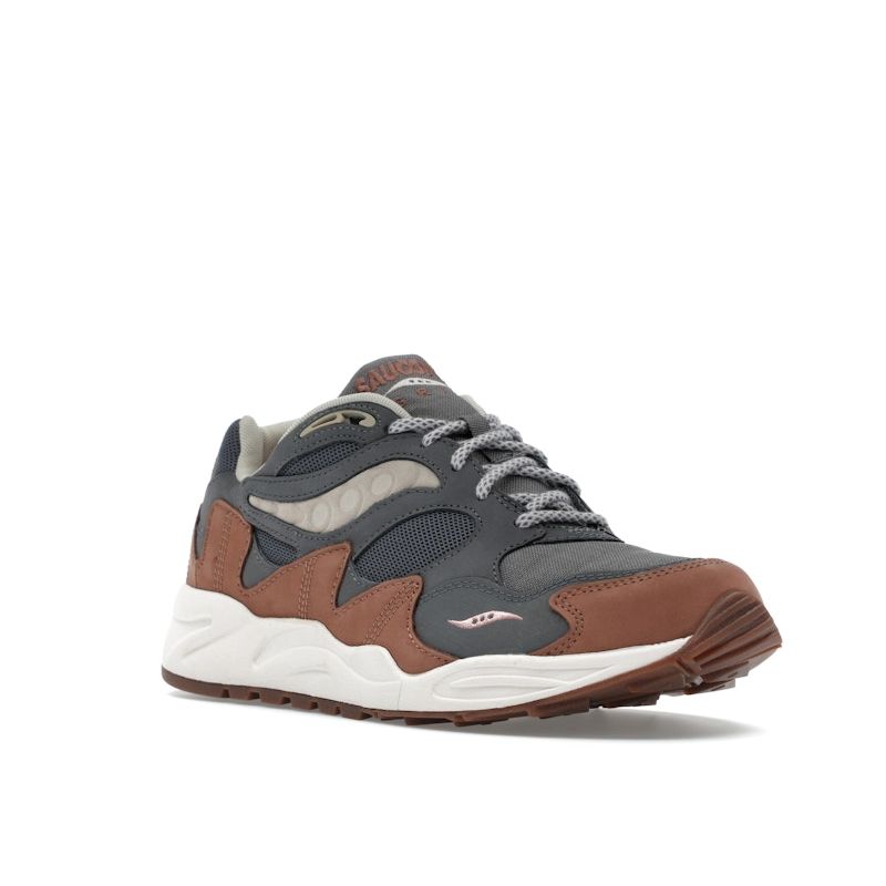 SAUCONY Grid Shadow 2 Secure Pack Unisex Sneakers Grey Brown S70807-3