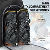 Durable 50L Ski Boot Bag Large Capacity Adjustable Ski Bag Breathable Waterproof Snowboard Boot Bag for Helmet Ski Shoes Goggles