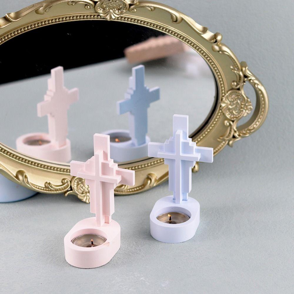 Holder Aromatherapy Candle Baking Injection Mould Candlestick Mold Silicone Mold Epoxy Resin Mold