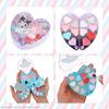 Shobido Sanrio Блестящий Компактное Зеркальце Сердечко Детская Косметика (корица)