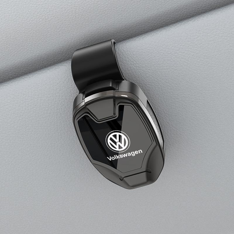 2026 Hot For Volkswagen VW Volkswagen car eye clip glasses holder sun visor car glasses frame car sunglasses case glasses multi-