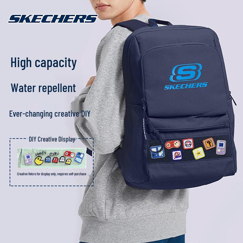 Skechers Унисекс Рюкзак большой емкости для школы, путешествий и поездок на работу