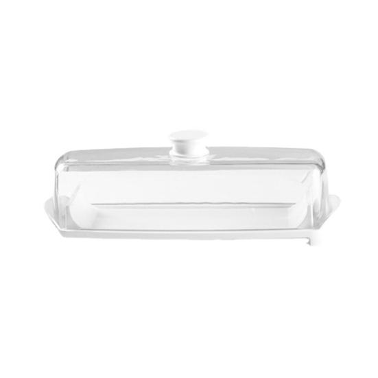 Butter Box with Lid Spatula Easy Grip Handle Butter Storage Container Dust-Proof Dishwasher Safe Refrigerator Butter Dish for Kitchen Cafe