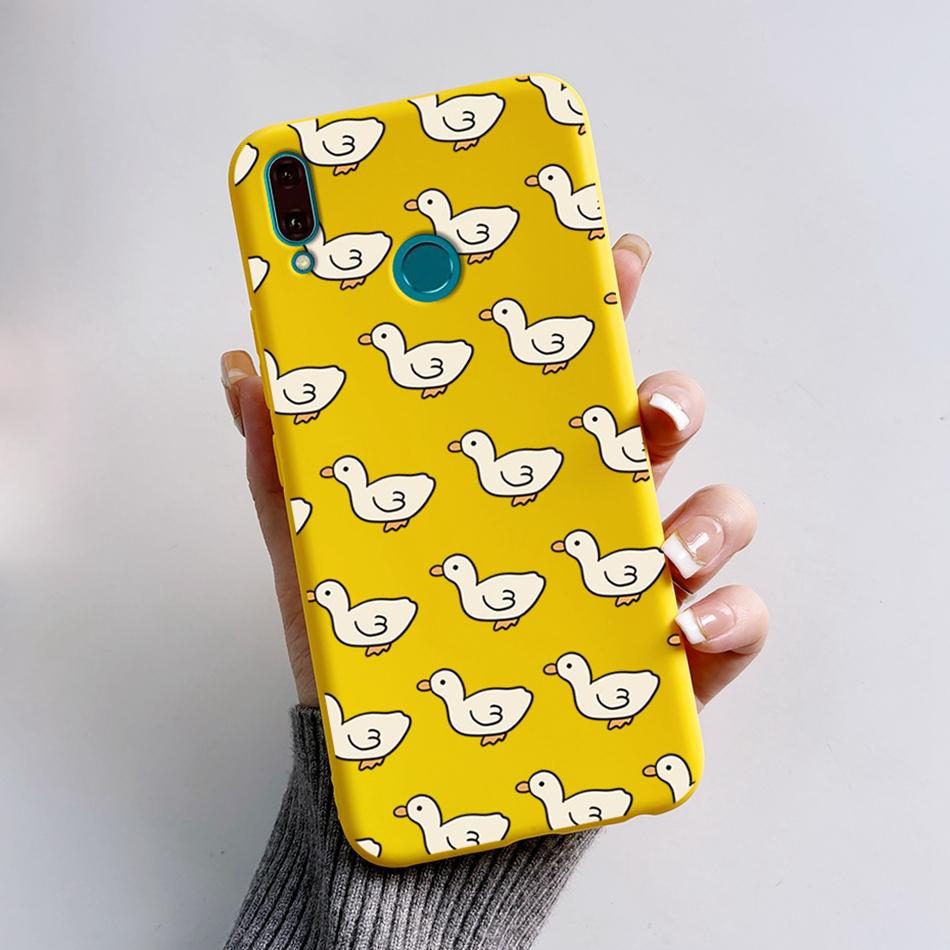 Силиконовый чехол для Huawei Y9 2019 Чехол JKM-LX3 Мультяшный Мягкий ТПУ Fundas Чехол для телефона Для Huawei Y9 2019 Y 9 Чехлы Ударопрочный Coque