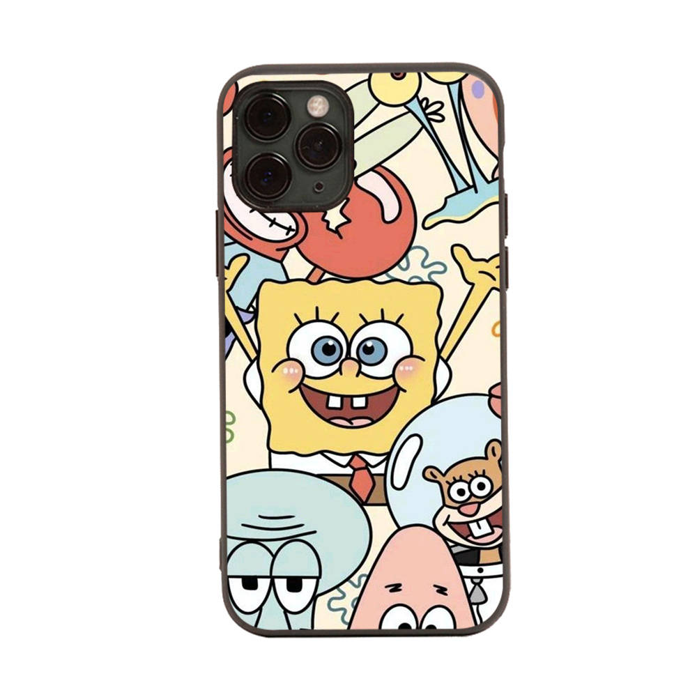Чехол для OPPO Reno 8 6 5 Pro Find X3 A17 A3 A31 A38 A40 A53 A54 A55 A74 A76 A78 A77 A80 A94 A95 A96 Lite, черный чехол для дивана SI41 SpongeBob