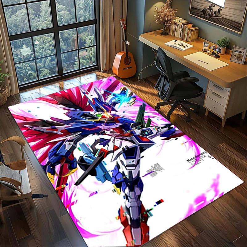 Коврик Gundam Нескользящий Большой Стирающийся Ковер Декор Спальни Комнаты Геймера