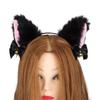 Шт. Женское плюшевое пушистое ожерелье для макияжа с кошачьими ушками, повязка на голову, карнавальный наряд, ободок для волос, головной убор для косплея