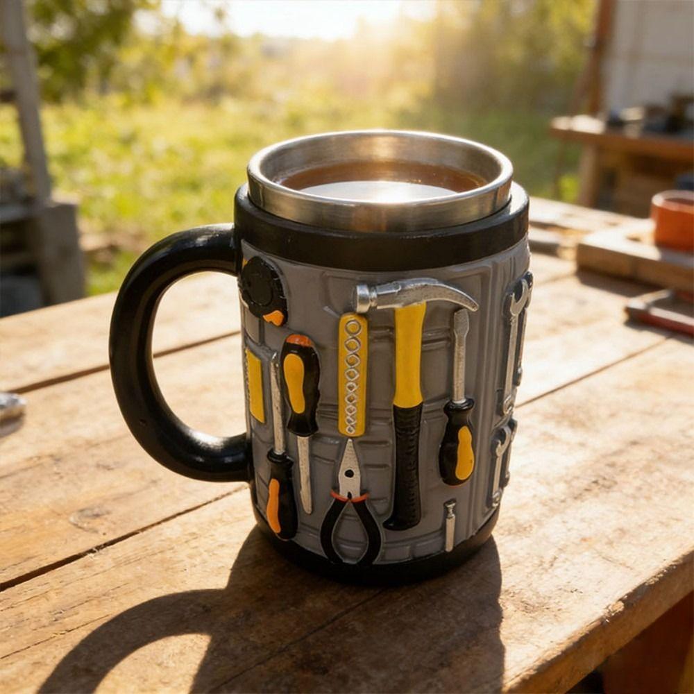 3D Toolbox Design Coffee Cup 300ml Water Cup Creativity Mechanic Mug Gifts for Men