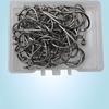 1 Box High Carbon Steel Circle Fishing Hooks Freshwater Fishhook Hole Strong Carp Fish Tackle High Quality