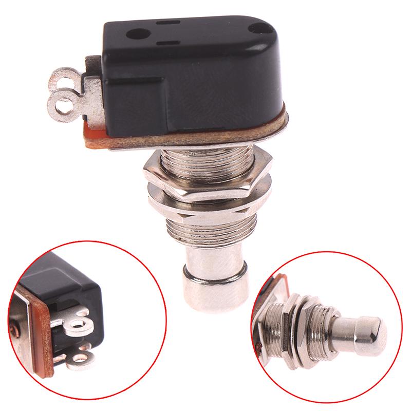 1Pcs Momentary Soft Touch Push Button Stomp Foot Pedal Electric Guitar Switch