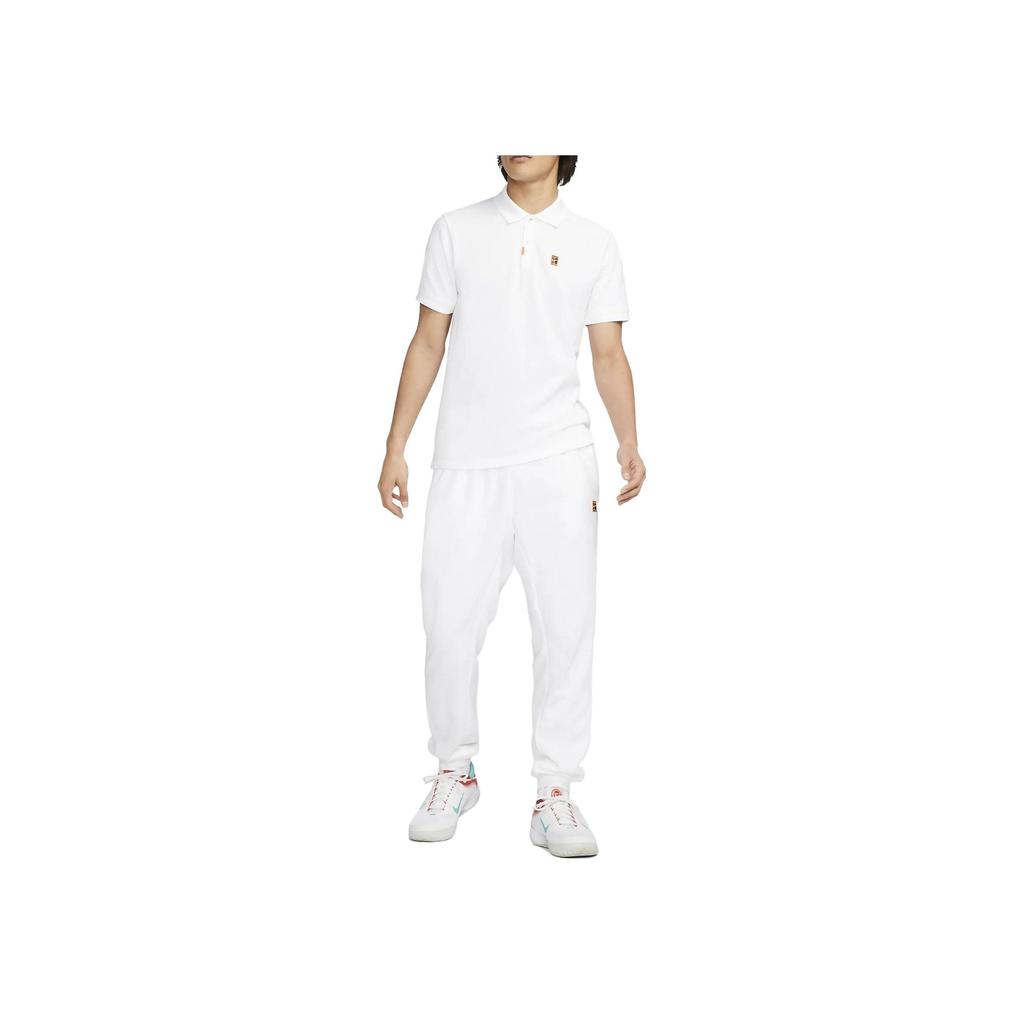Nike Рубашка поло Slim Fit Solid Color, мужские топы, белая DA4380-101