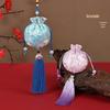 Dragon Boat Festival Brocade Sachet Bag - Portable Hanfu Purse with Ancient Style Pendant
