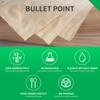 От Seiga bamboo tissue высококачественная бумага для коммерческого использования из необработанного бамбука 1 12 1 упаковка из 160 листов Первичная бумага без запаха и разлагаемая естественным путем