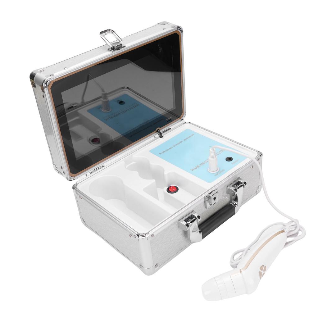 12-дюймовый детектор кожи головы с пультом дистанционного управления, перезаряжаемый детектор волосяных фолликулов, 50-кратное 200-кратное увеличение, тестер кожи головы