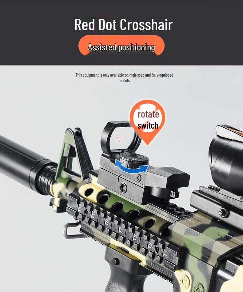 Электрический пистолет с мягкими пулями - Игрушечная снайперская винтовка M416 для детей