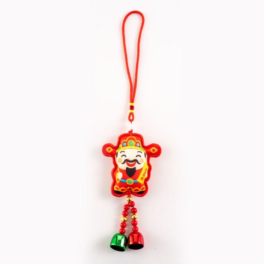 Embroidered Chinese New Year Decoration Red Year of The Horse Hanging Decoration Gift