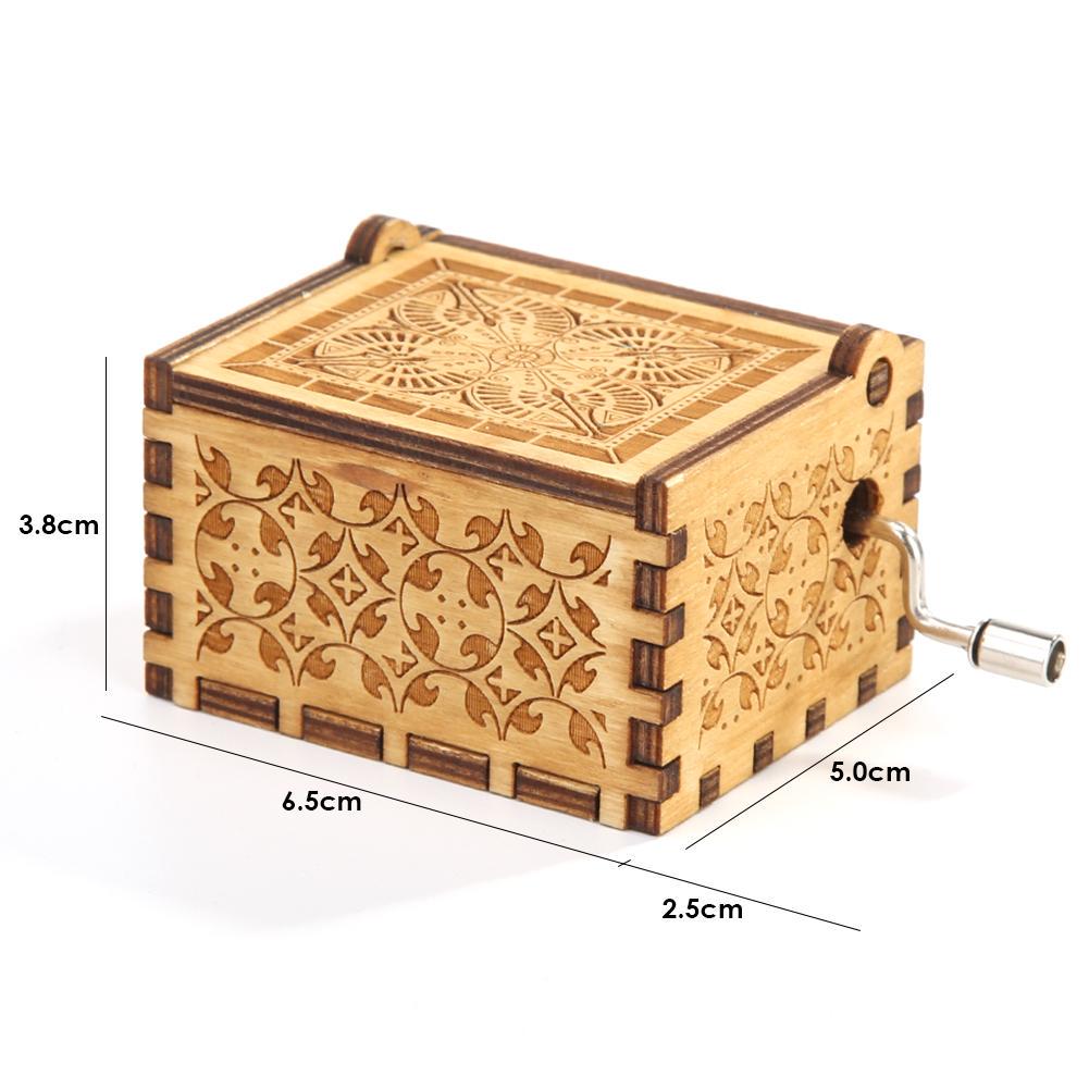 Простая в использовании музыкальная шкатулка в стиле красоты для девочек, музыкальная шкатулка с ручным управлением, изысканные подарки