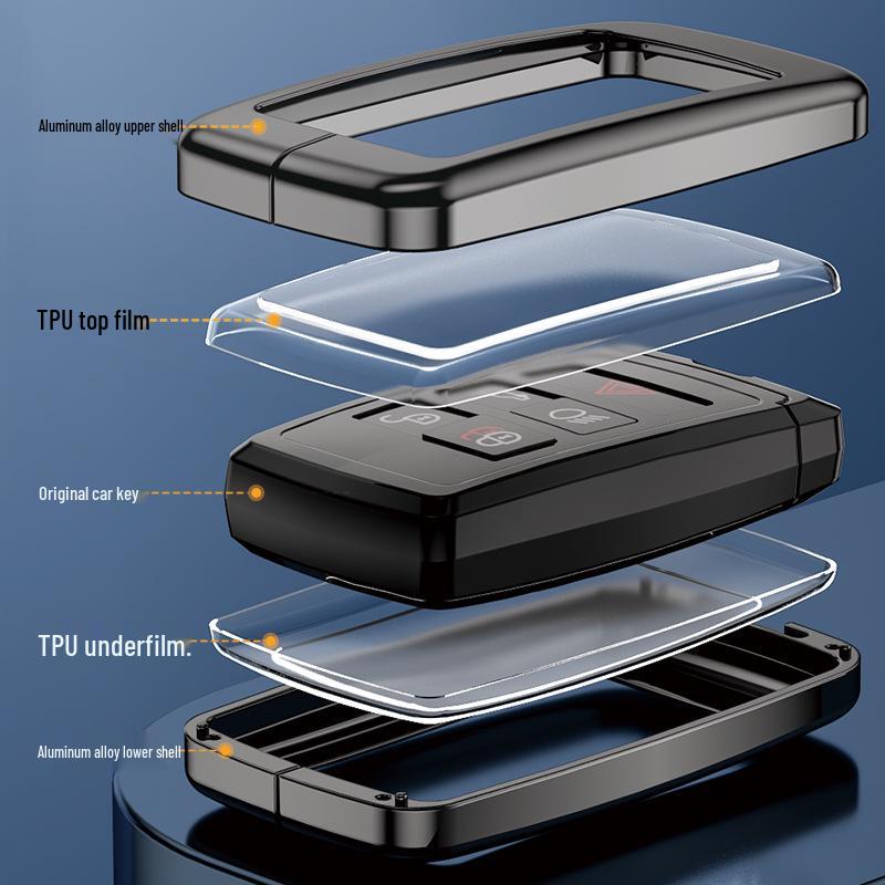 Чехол для ключа Range Rover 2024 для моделей Sport, Executive, Evoque - Мужской дизайн высокого класса с новой пряжкой Xingmai