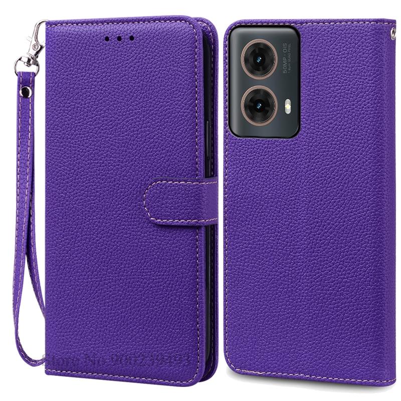 Для Moto G85 5G чехол-кошелек кожаный флип-чехол для Motorola G85 чехол мягкий силиконовый чехол-книжка для Motorola G85 5G чехол Fundas