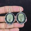 Серьги из пренита мха Серьги из стерлингового серебра 925 пробы Серьги с драгоценными камнями Старинные украшения Серьги-подвески ручной работы Подарки на годовщину Стильные украшения