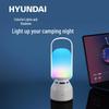 Hyundai Portable Bluetooth Speaker with Camping Light