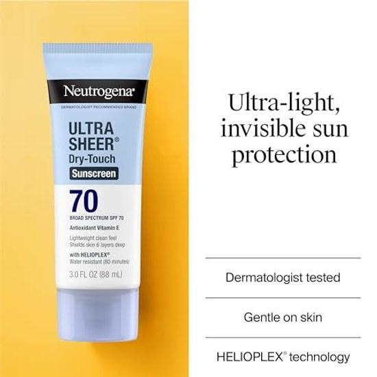 Neutrogena - Helioplex 70 SPF ультратонкий солнцезащитный крем сухой на ощупь 3 фунта
