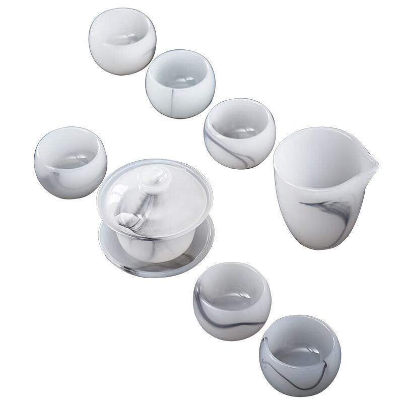 Glazed Ceramic Kung Fu Tea Set