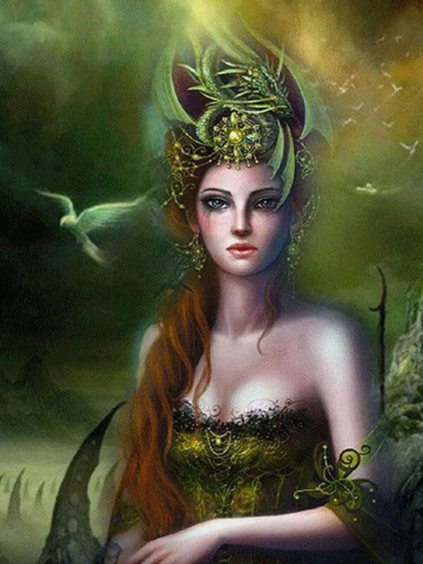 Ангел Лебедь Diy Алмазная картина Фэнтези Арт Фея Стразы Вышивка Наборы для вышивки крестом Девушка Декор комнаты Мозаика Настенные картины