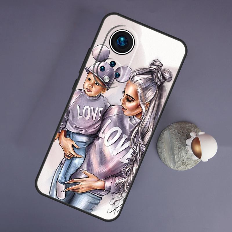 Модный чехол «Супер мама» для Huawei Honor Magic 5 Lite 70 50 X8 X9 a P20 P30 P40 P50 P60 Pro P Smart Nova 9 5T