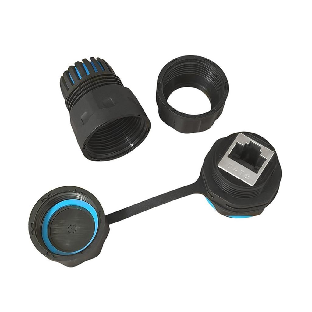 Quick Cat6 250MHz IP68 Level Shielded RJ45 Coupler M23 RJ45 Cat6 Connector For Outdoor Cameras And Electronic Equipment