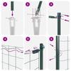 Welded Wire Fence with Spikes 25 x 1 m (W x H)