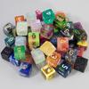 Набор из 100 случайных игральных костей для ролевой игры DND, игровые кости разных цветов, многогранные игральные кости D4/D6/D8/D%/D10/D12/D20