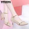 Summer Heel High Heels Sandals Lady Pumps Classics Slip On Shoes Sexy Women Party Shoes Gold Silver Wedding Slingbacks