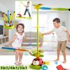 Музыкальные прыгающие спортивные игрушки Многофункциональная игра с бросанием колец и стреляющая установка для детей Фитнес-тренировка Домашняя уличная игра