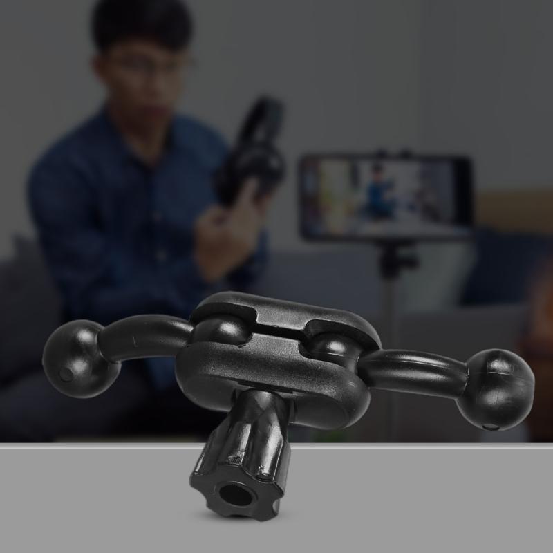 Адаптер-коннектор с двойной шаровой головкой 17 мм, универсальный шарнир для подставки для мобильного телефона и планшета, рекордеры, навигационные аксессуары