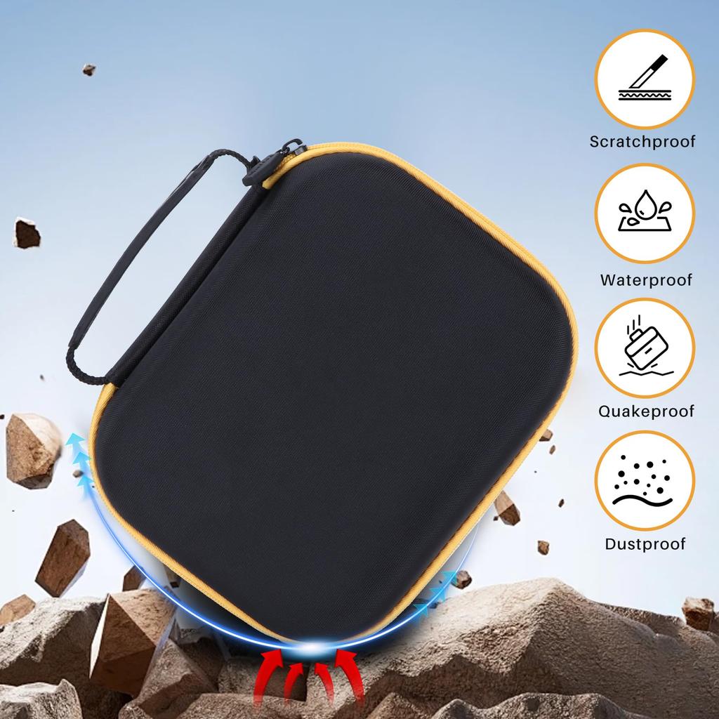 RAZOR SLIM ELEC MUFF Slim Electronic Earmuffs with Storage Case [Peyyargo] Walker's (Black + Yellow)