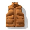 Winter Men's Cotton Vest Outer Wear Casual Stand-up Collar Thickened Thermal Vest Autumn and Winter Sleeveless Vest Jacket