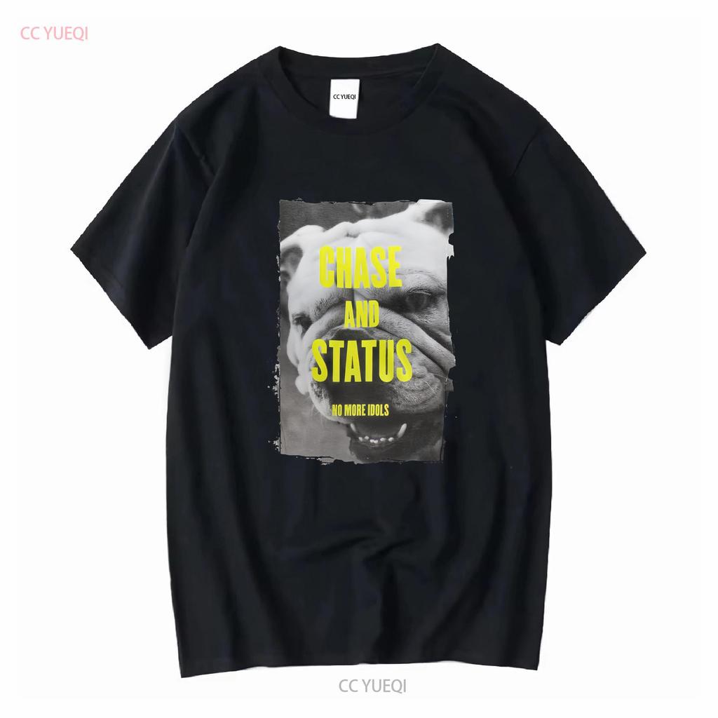 Chase And Status No More Idols Мягкая футболка с длинным рукавом винтажная Стирка уличная одежда Растягивающаяся дизайнерская одежда Универсальная мода