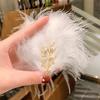 Hair Accessories Barrette Women Girls Cute Pearl Headwear Feather Hairpins Hair Clips