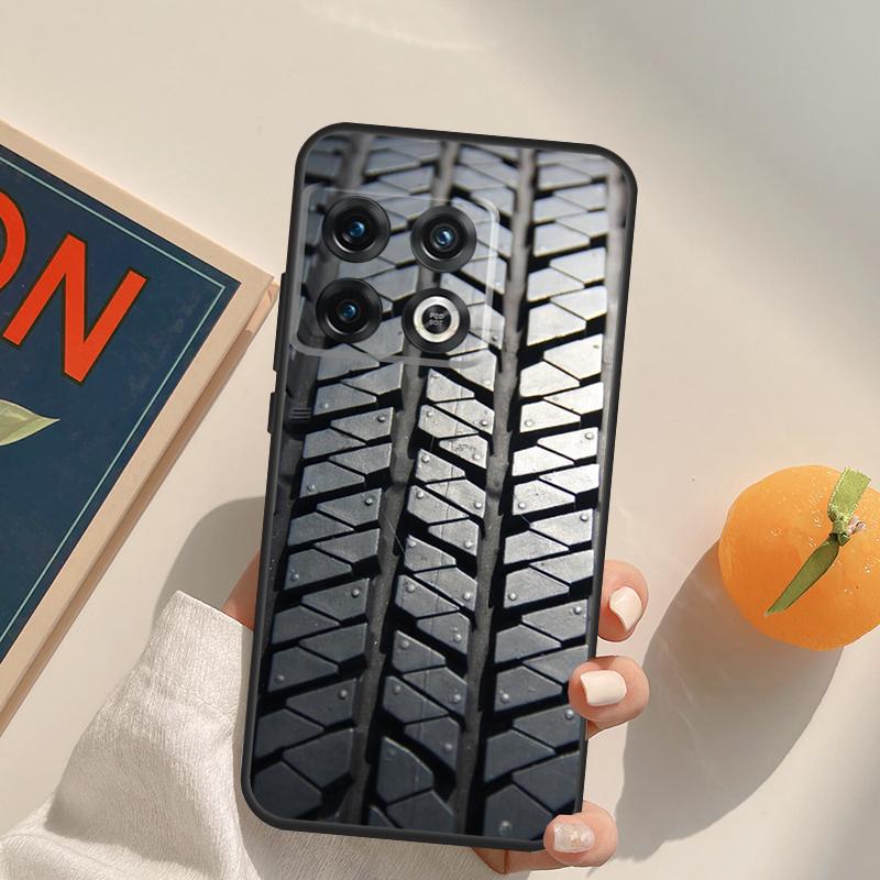 Tire Tread Wheel Case For OnePlus 13T 10T 10R 12R 13R 15 13 12 11 10 9 Pro Nord CE 5 2 3 4 Lite N20 N30 Cover