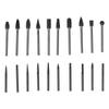 20Pcs Tungsten Carbide Rotary Point Double Slot Burr Die Grinder Set for Welding Casting