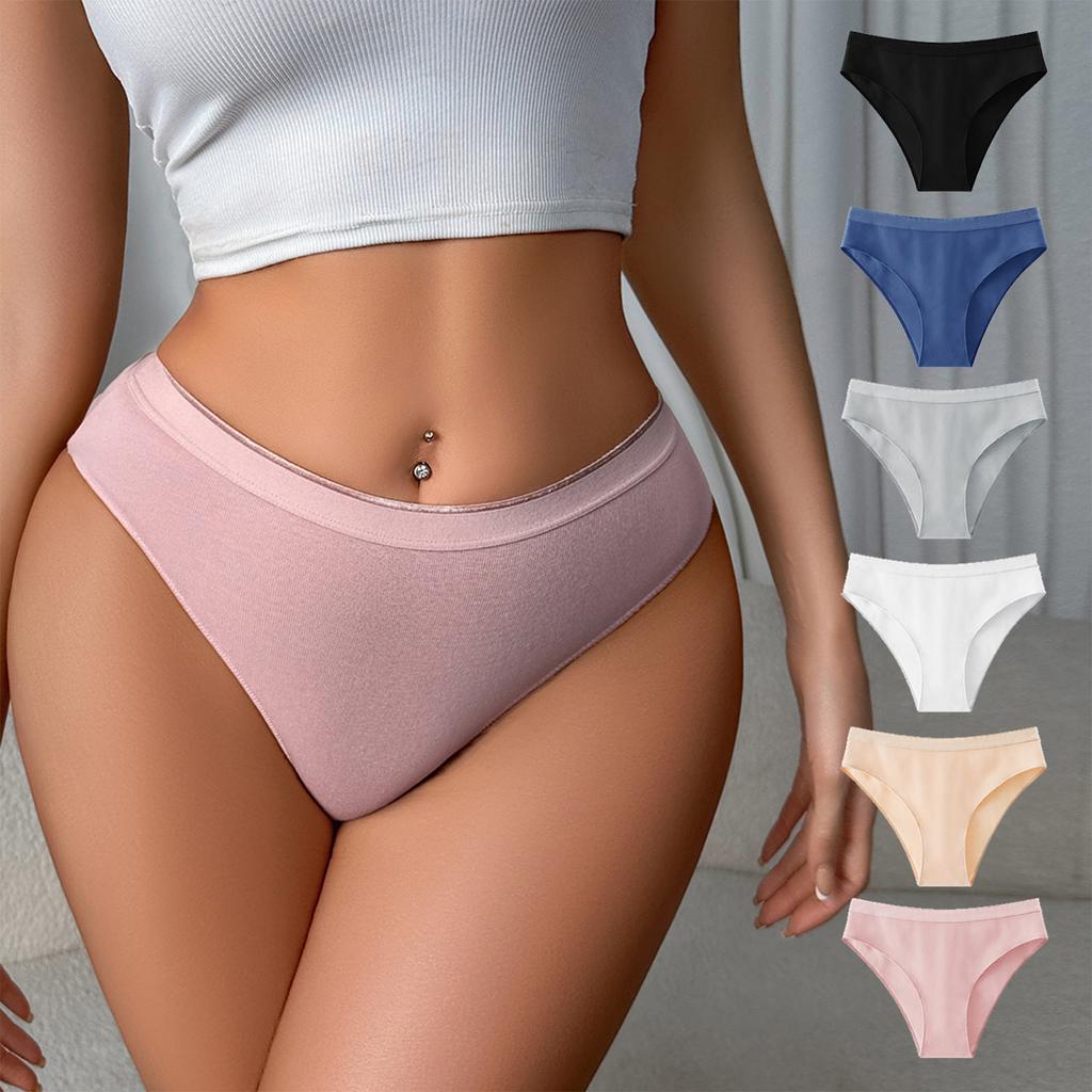 Women's Mid Waist Women's Underwear Head Large Women's Underwear