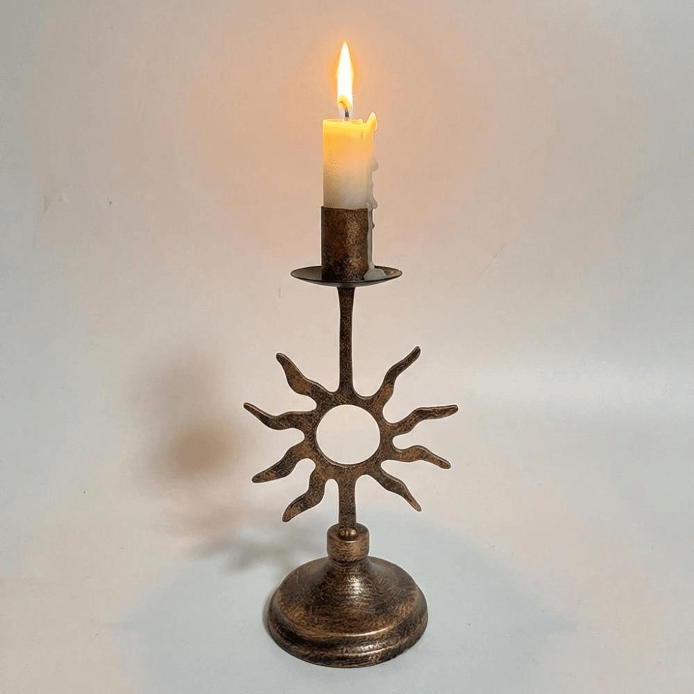 Vintage Stars Candle Holder Handicraft Hollow Candle Holders Modern Candle Stand Dining Table