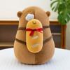 Backpack Baked Capybara Stuffed Toy Cuddly Sleeping Doll Children Birthday Gift