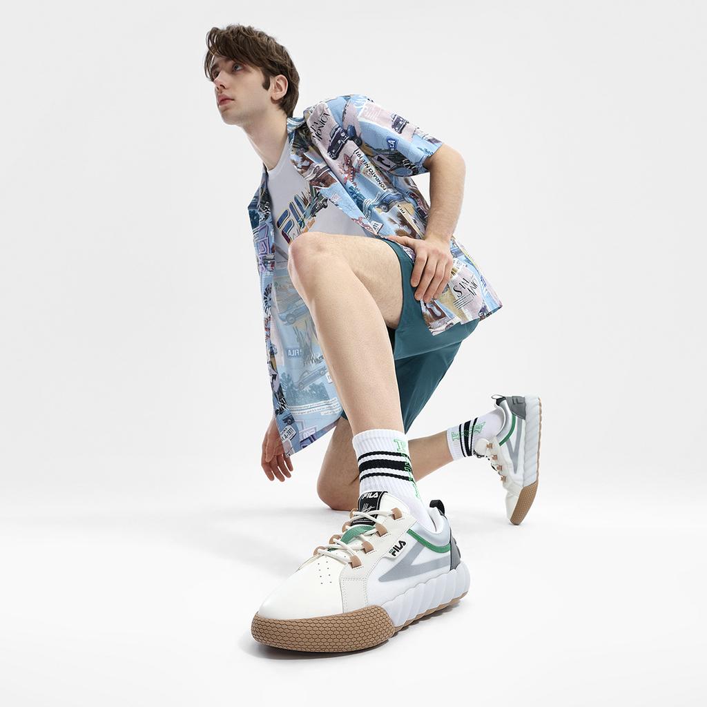 Fila Campo Icona Low Top Sneakers Men Sneakers White Gray F12M423208FST