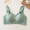 Женский бюстгальтер с антискользящим эффектом, без косточек, пуш-ап, нижнее белье для женщин среднего возраста, широкие бретели, полное покрытие