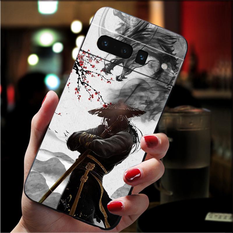 Чехол для телефона в японском стиле с пейзажем для Google Pixel 9 Pro XL 9 8 7 Pro 8A 7A 7 6A 6 Pro Pixel 4 3 XL 5 6 4A