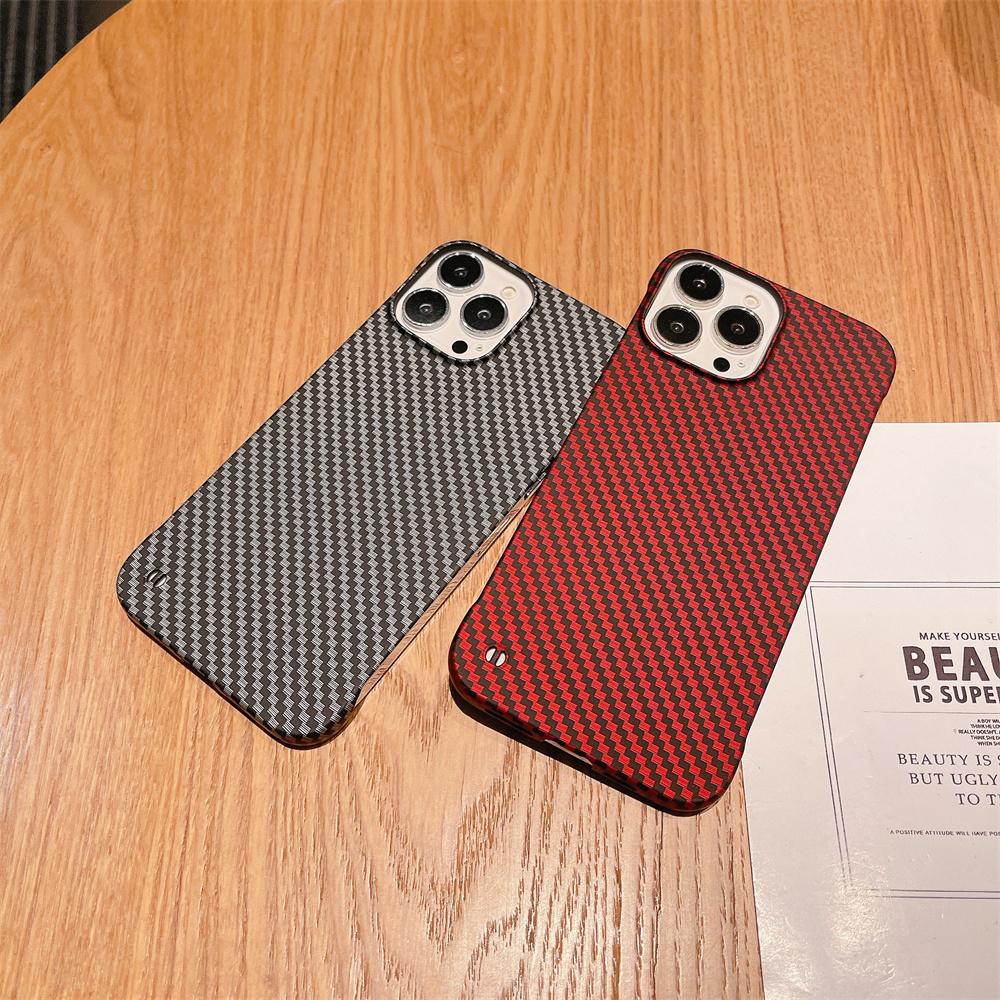 Матовый безрамочный чехол из углеродного волокна для Iphone 12 13 Mini 11 Pro Max X Xs Xr 7 8 Plus Se 3 Business, противоударный ультратонкий чехол
