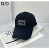 Retro cotton embroidered versatile baseball cap spring and summer hat women's versatile fashion sunshade cap new hat
